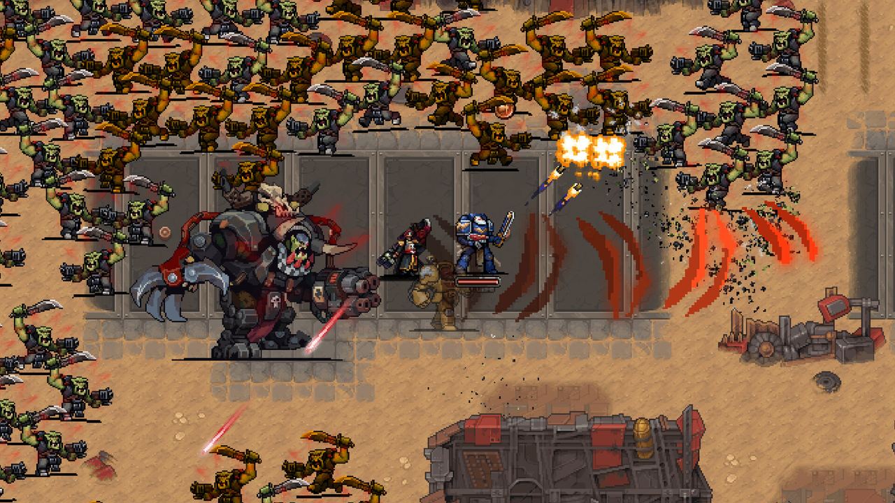 A horde closing in, from the official Steam store art